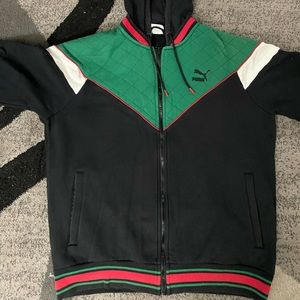 Used puma Men’s zipper hoodie size L